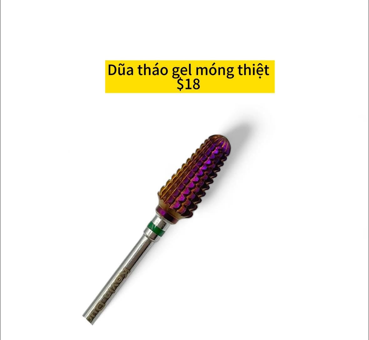 Dũa tháo Gel móng thiệt